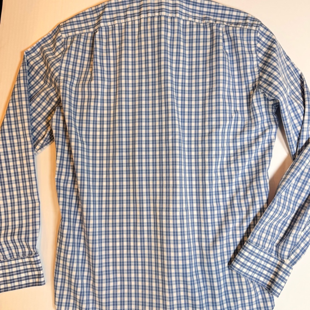 J.Crew Performance Blue Gingham Button Down Shirt… - image 4